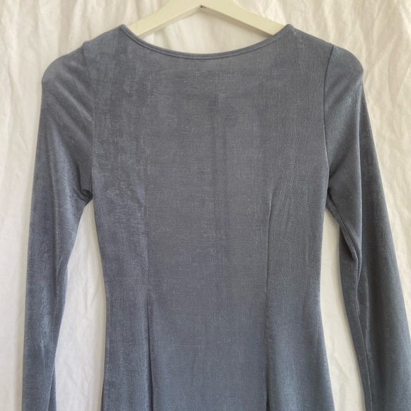 Lioness Montana Mini Dress Dusty Blue Size XS - Picture 9 of 16